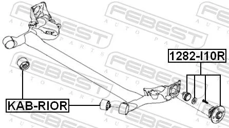 FEBEST Wheel Hub (1282-I10R)