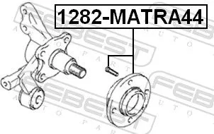 FEBEST Wheel Hub (1282-MATRA44)