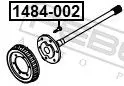 FEBEST Wheel Stud (1484-002)