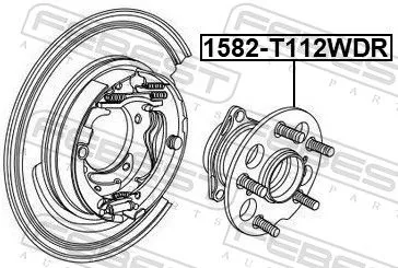 FEBEST Wheel Hub (1582-T112WDR)