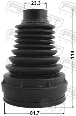 FEBEST Bellow, drive shaft (1615-210)