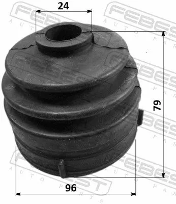 FEBEST Bellow, drive shaft (1617-G463)