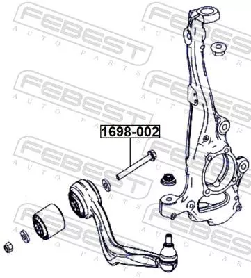 FEBEST Fastening Bolt, control arm (1698-002)