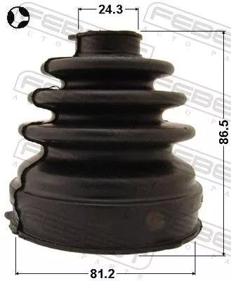 FEBEST Bellow Kit, drive shaft (1715-A6T)