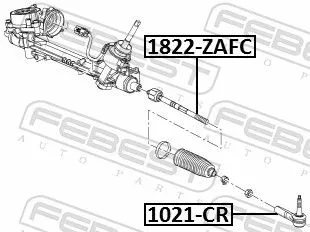FEBEST Inner Tie Rod (1822-ZAFC)