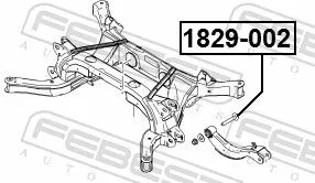 FEBEST Camber Correction Screw (1829-002)