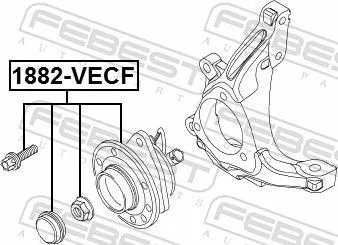 FEBEST Wheel Hub (1882-VECF)