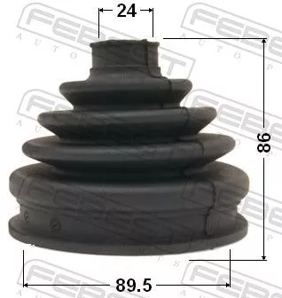 FEBEST Bellow, drive shaft (1917-E53)