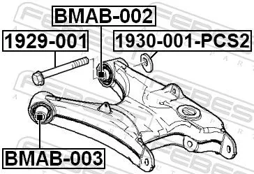 FEBEST Camber Correction Screw (1929-001)