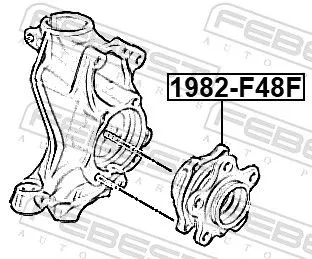 FEBEST Wheel Hub (1982-F48F)