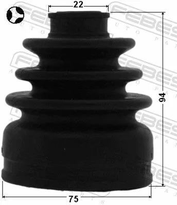 FEBEST Bellow Kit, drive shaft (2015-MAGT)