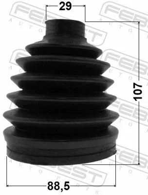 FEBEST Bellow Kit, drive shaft (2017P-GRCH)