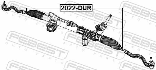 FEBEST Inner Tie Rod (2022-DUR)