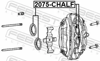 FEBEST Repair Kit, brake caliper (2075-CHALF)