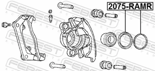 FEBEST Repair Kit, brake caliper (2075-RAMR)