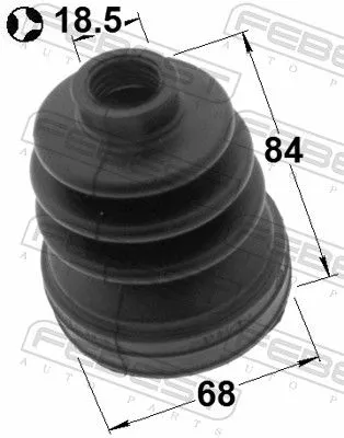 FEBEST Bellow, drive shaft (2115-CBKT)