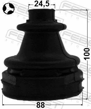 FEBEST Bellow, drive shaft (2115-GELHT)