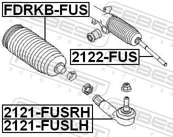 FEBEST Tie Rod End (2121-FUSRH)