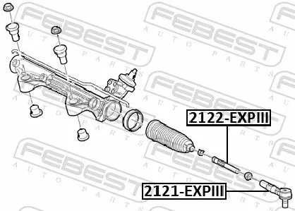 FEBEST Inner Tie Rod (2122-EXPIII)