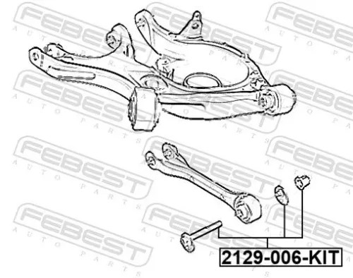 FEBEST Camber Correction Screw (2129-006-KIT)