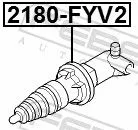 FEBEST Slave Cylinder, clutch (2180-FYV2)