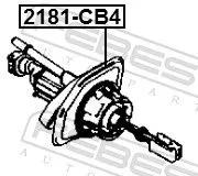 FEBEST Master Cylinder, clutch (2181-CB4)