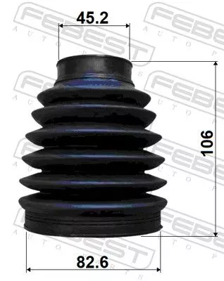 FEBEST Bellow Kit, drive shaft (2217P-K5)
