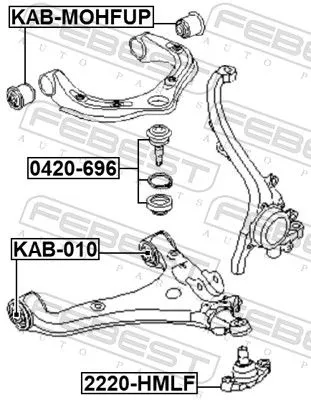 FEBEST Ball Joint (2220-HMLF)