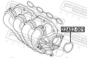 FEBEST Gasket, throttle body (22402-001)
