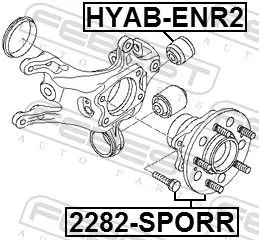 FEBEST Wheel Hub (2282-SPORR)