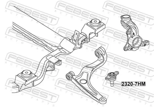 FEBEST Ball Joint (2320-7HM)