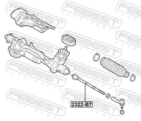 FEBEST Inner Tie Rod (2322-B7)