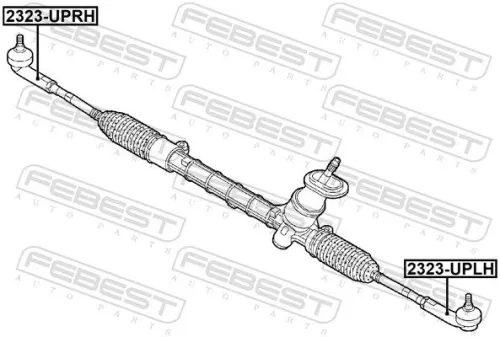 FEBEST Tie Rod End (2323-UPRH)