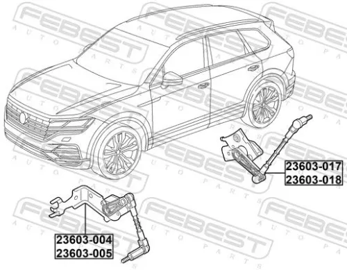 FEBEST Sensor, headlight levelling (23603-018)