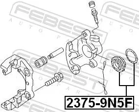 FEBEST Repair Kit, brake caliper (2375-9N5F)