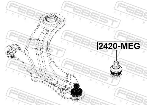 FEBEST Ball Joint (2420-MEG)
