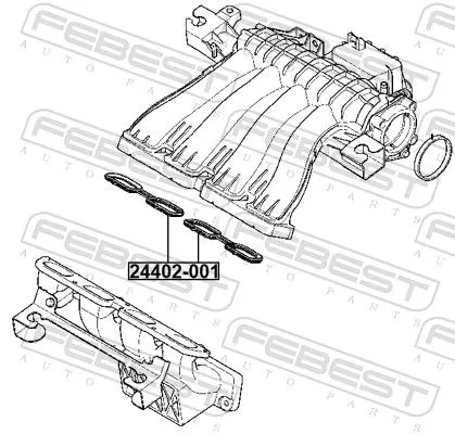 FEBEST Gasket, intake manifold (24402-001)