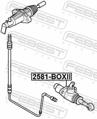 FEBEST Master Cylinder, clutch (2581-BOXII)