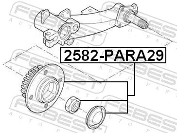FEBEST Wheel Hub (2582-PARA29)