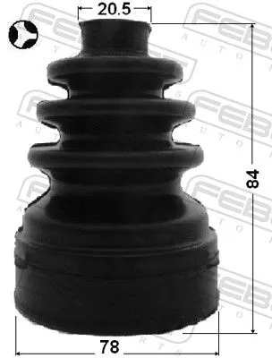 FEBEST Bellow Kit, drive shaft (2715-S40T)