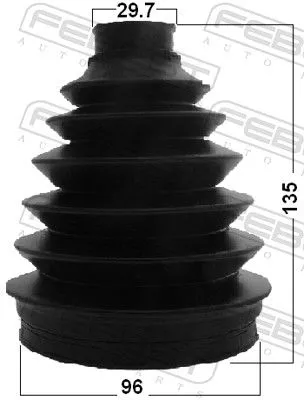 FEBEST Bellow Kit, drive shaft (2717P-V70F)