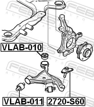 FEBEST Ball Joint (2720-S60)