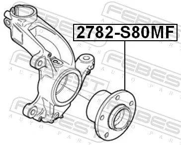 FEBEST Wheel Hub (2782-S80MF)