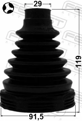 FEBEST Bellow Kit, drive shaft (2915-FLIIFT)