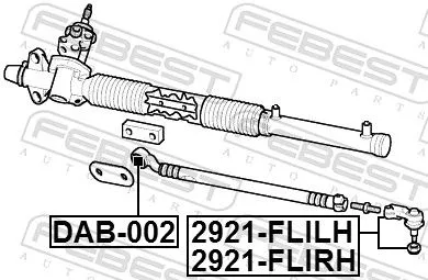 FEBEST Tie Rod End (2921-FLILH)