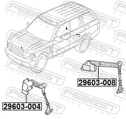 FEBEST Sensor, headlight levelling (29603-008)