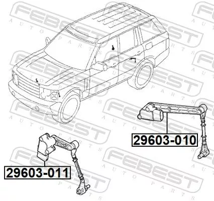 FEBEST Sensor, headlight levelling (29603-010)
