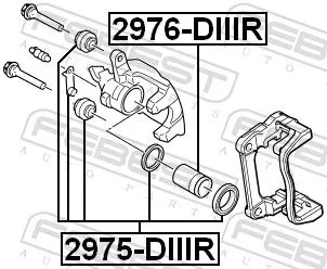 FEBEST Repair Kit, brake caliper (2975-DIIIR)