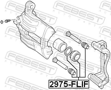 FEBEST Repair Kit, brake caliper (2975-FLIF)
