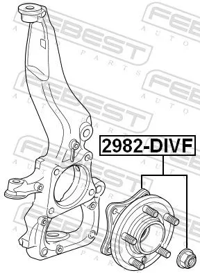 FEBEST Wheel Hub (2982-DIVF)